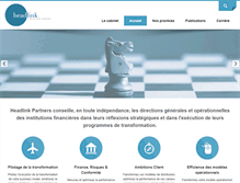 Tablet Screenshot of headlink-partners.com